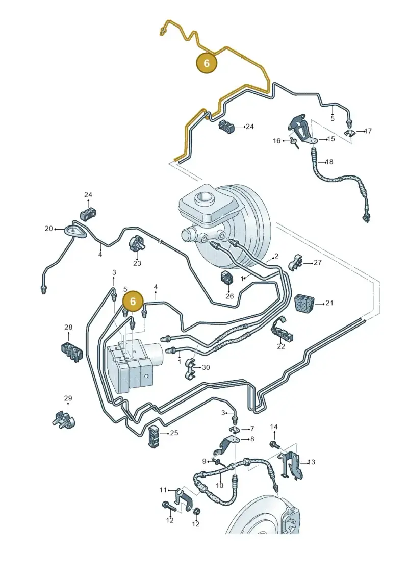 4M0614726M — Audi RS Q8 Quattro (2019-) diagram 859611200, position 6
