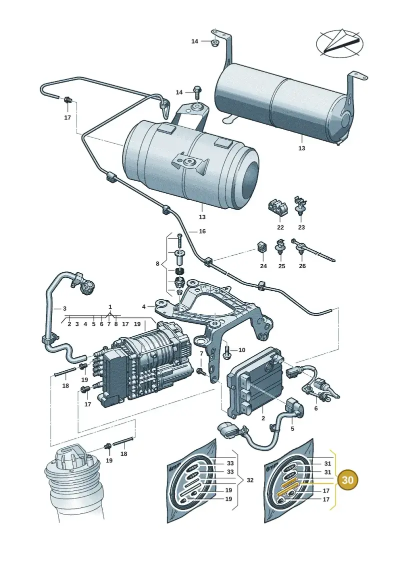 4M0698141A — Audi Q6 e-tron (2023-) diagram f5s616300, position 30