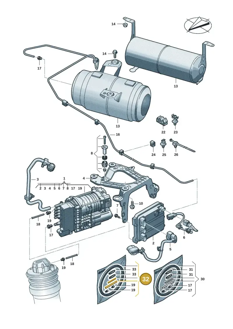 4M0698141 — Audi Q6 e-tron (2023-) diagram f5s616300, position 32