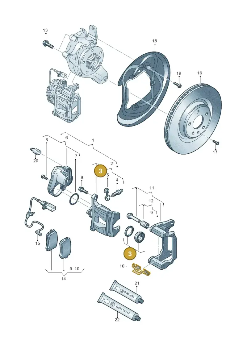 4M0698671C — Audi Q8 Quattro 3,0 (2018-) diagram 849615600, position 3