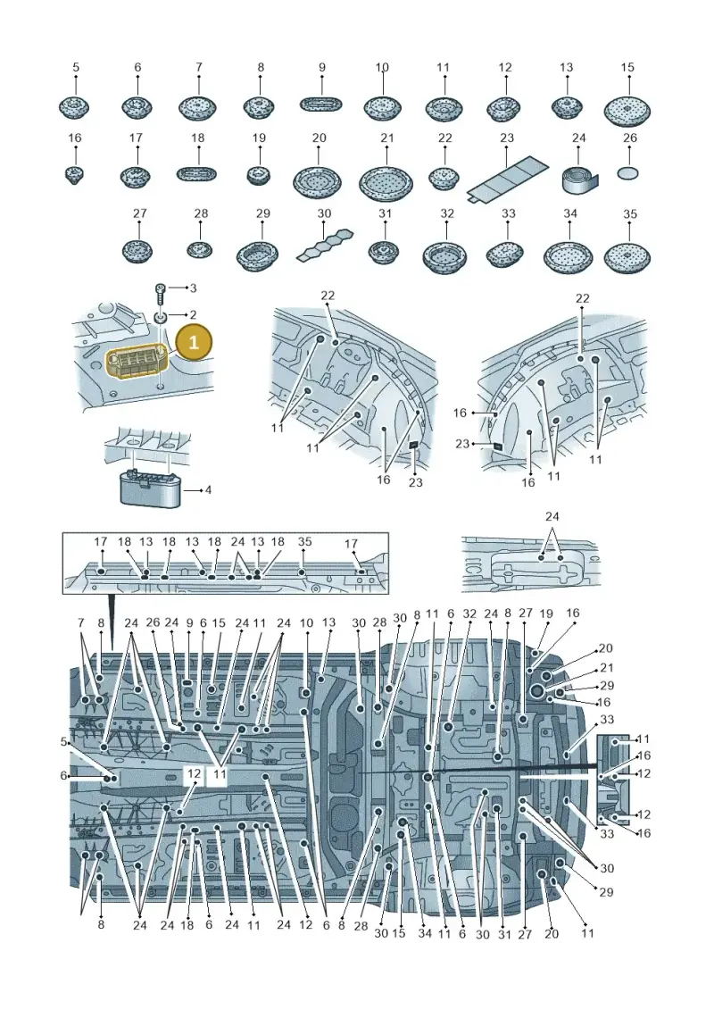 4M0802845C — Audi RS Q8 Quattro (2019-) diagram 429803035, position 1