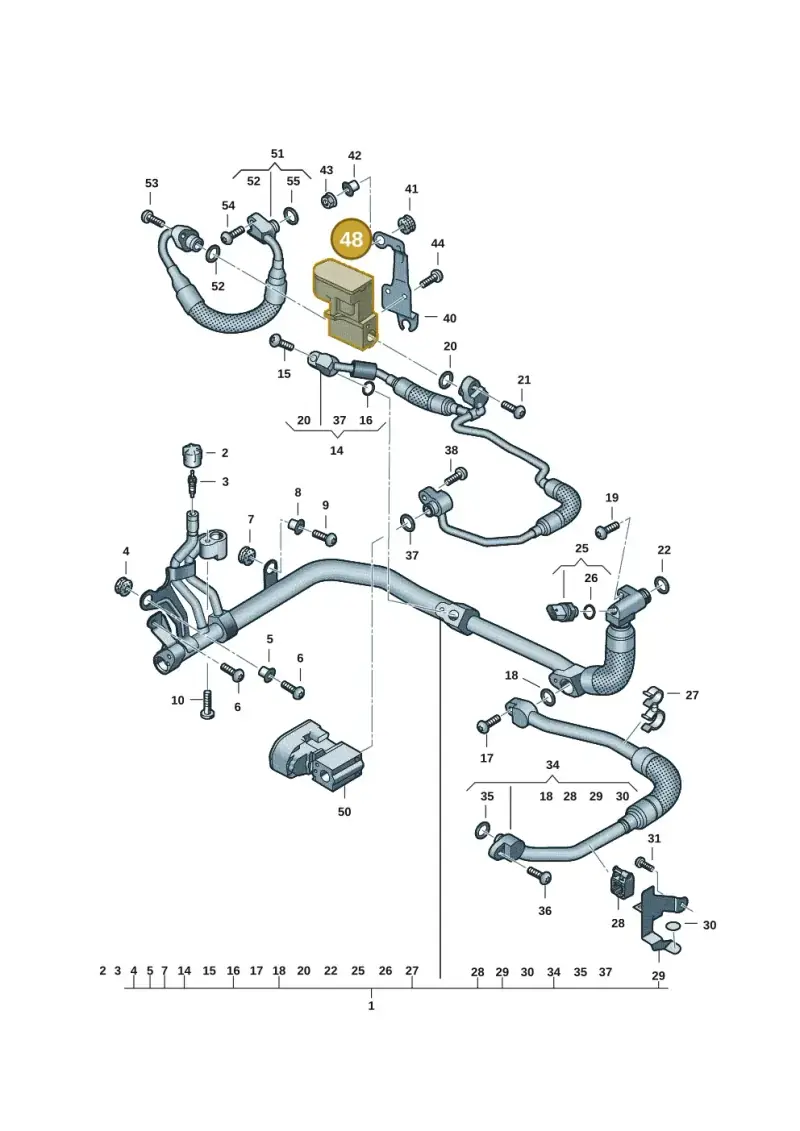 4M0816682E — Audi RS e-tron GT (2020-2020) diagram 4j1260750, position 48