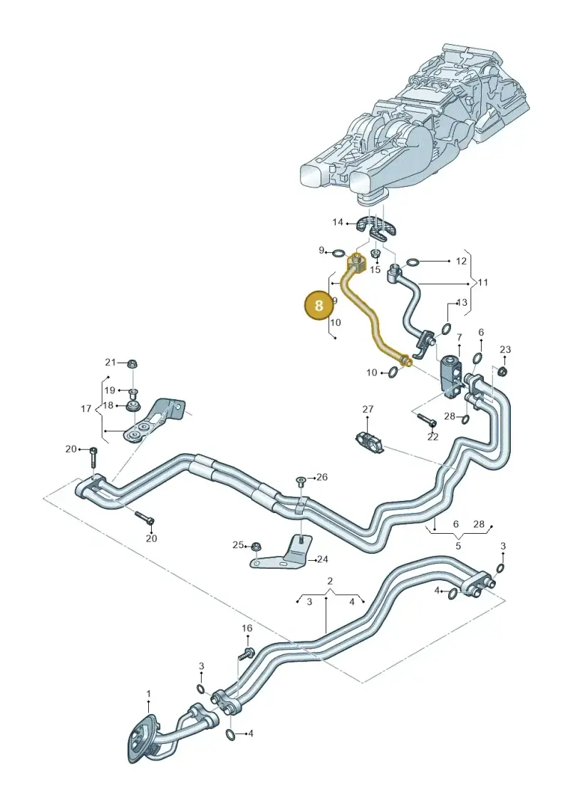 4M0816725D — Audi RS Q8 Quattro (2019-) diagram 859260900, position 8