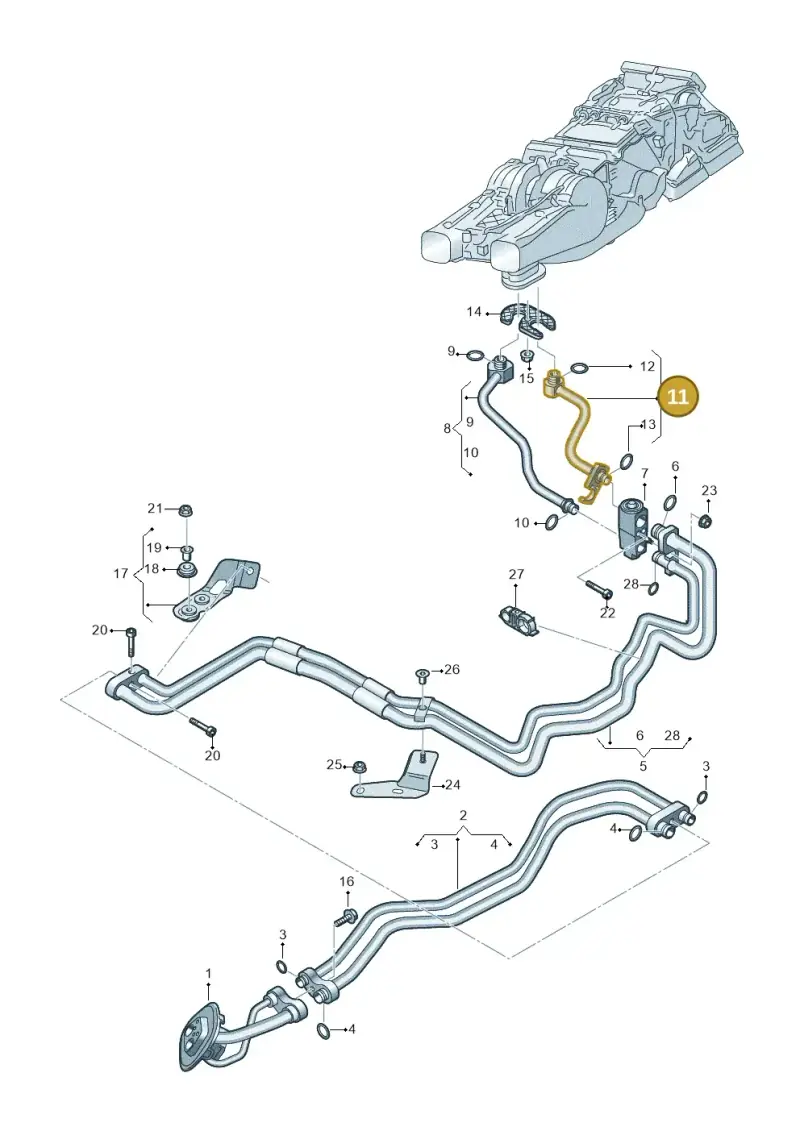 4M0816727D — Audi RS Q8 Quattro (2019-) diagram 859260900, position 11