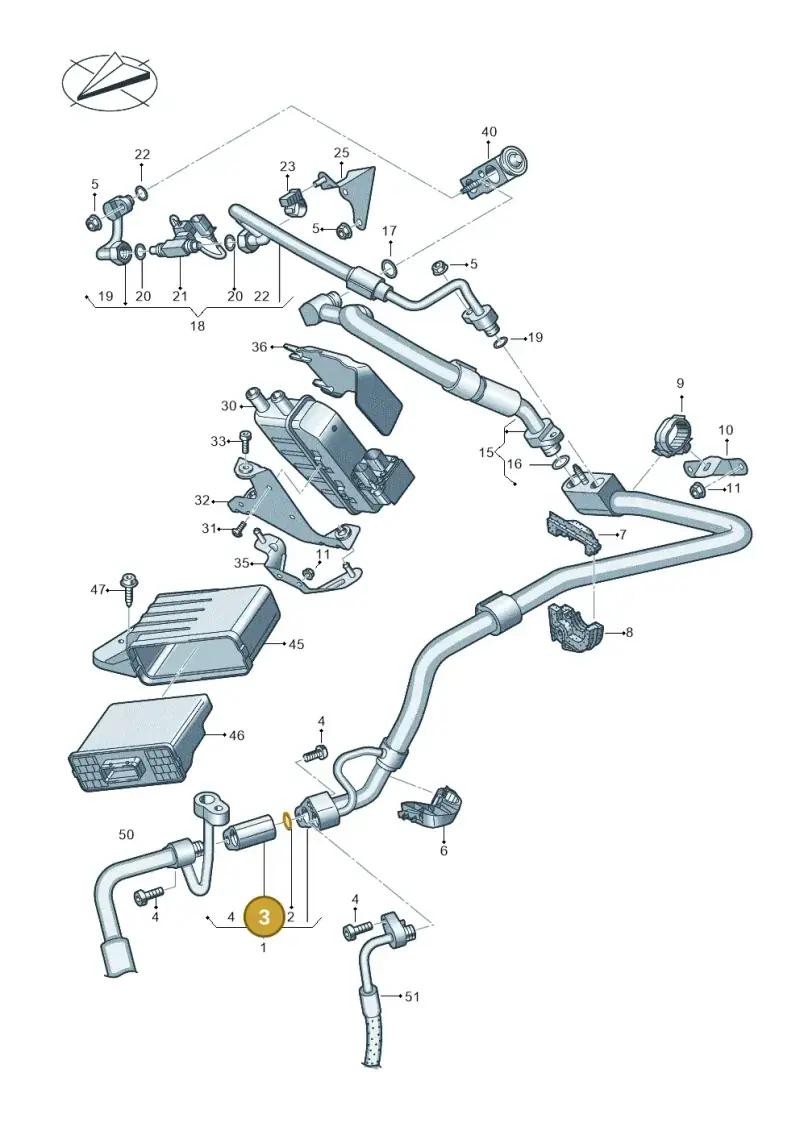4M0816806 — Audi Q8 e-tron (2018-2020) diagram 586260850, position 3