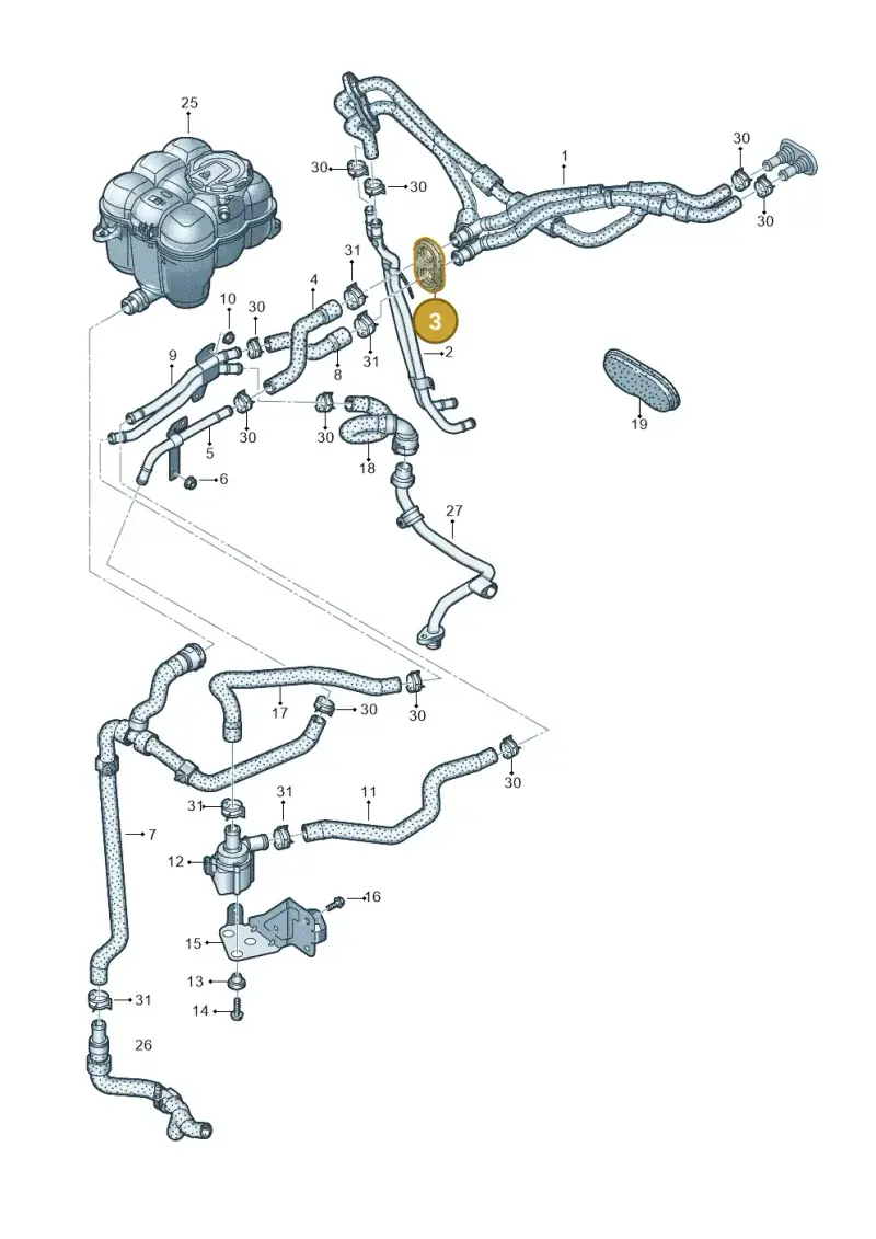 4M0819345A — Audi RS Q8 Quattro (2019-) diagram 595121010, position 3