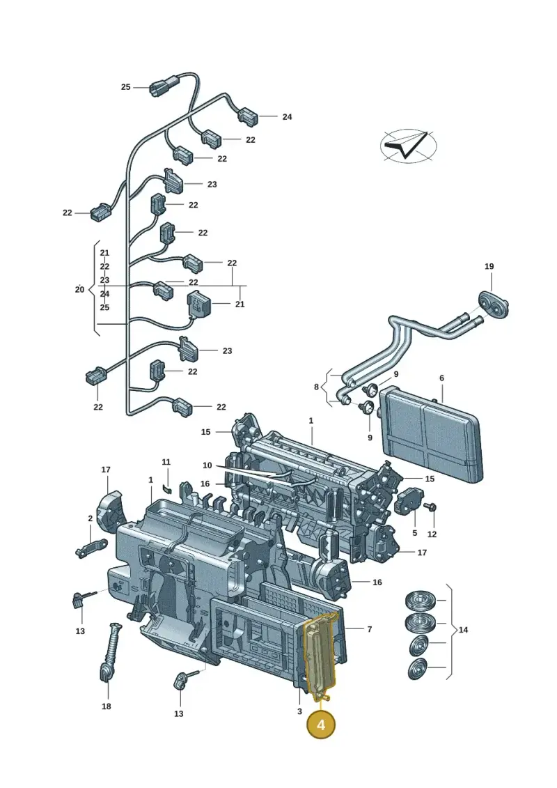 4M0819422 — Audi A7 (2021-) diagram 4kg820200, position 4