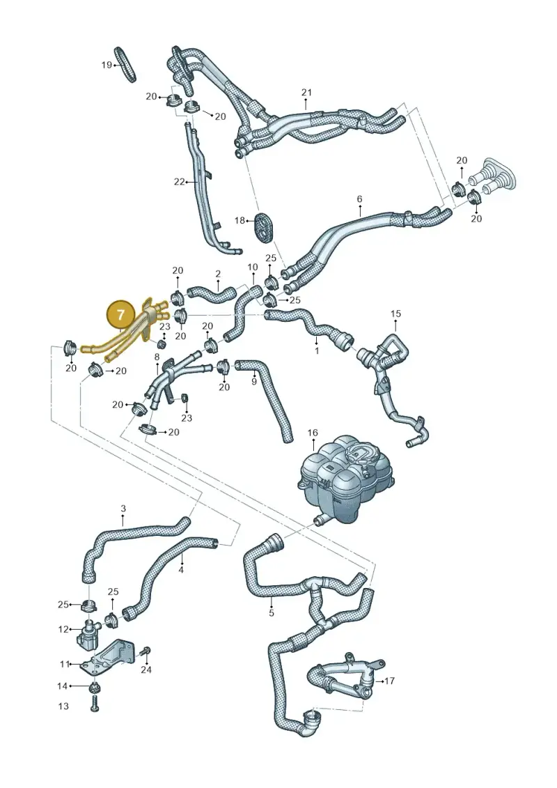 4M0819857A — Audi Q8 Quattro 3,0 (2018-) diagram 859819470, position 7