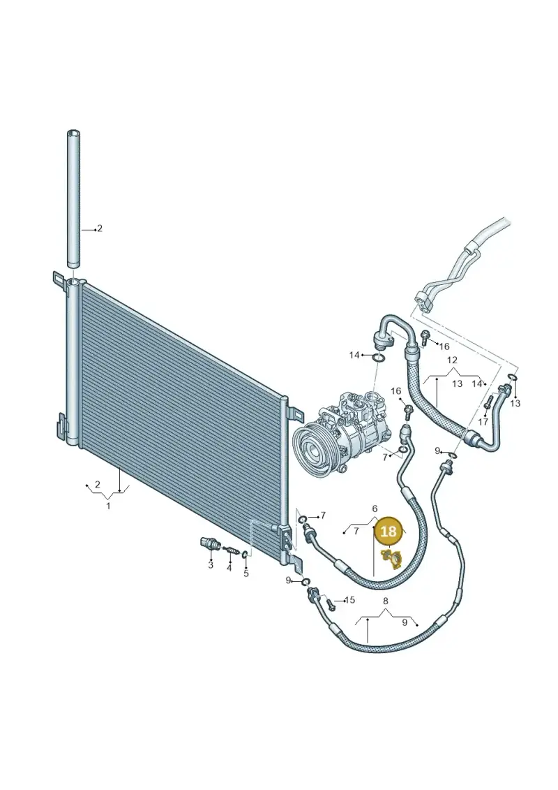 4M0820055 — Audi Q8 Quattro 3,0 (2018-) diagram 429260040, position 18