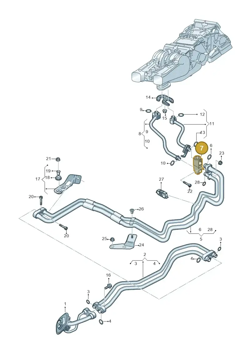 4M0820181B — Audi RS Q8 Quattro (2019-) diagram 859260900, position 7