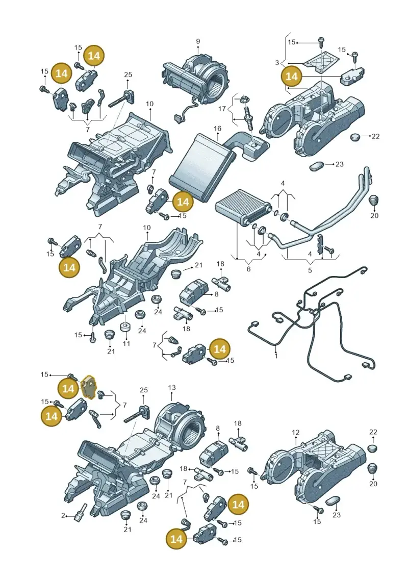 4M0820511A — Audi RS Q8 Quattro (2019-) diagram 838820030, position 14