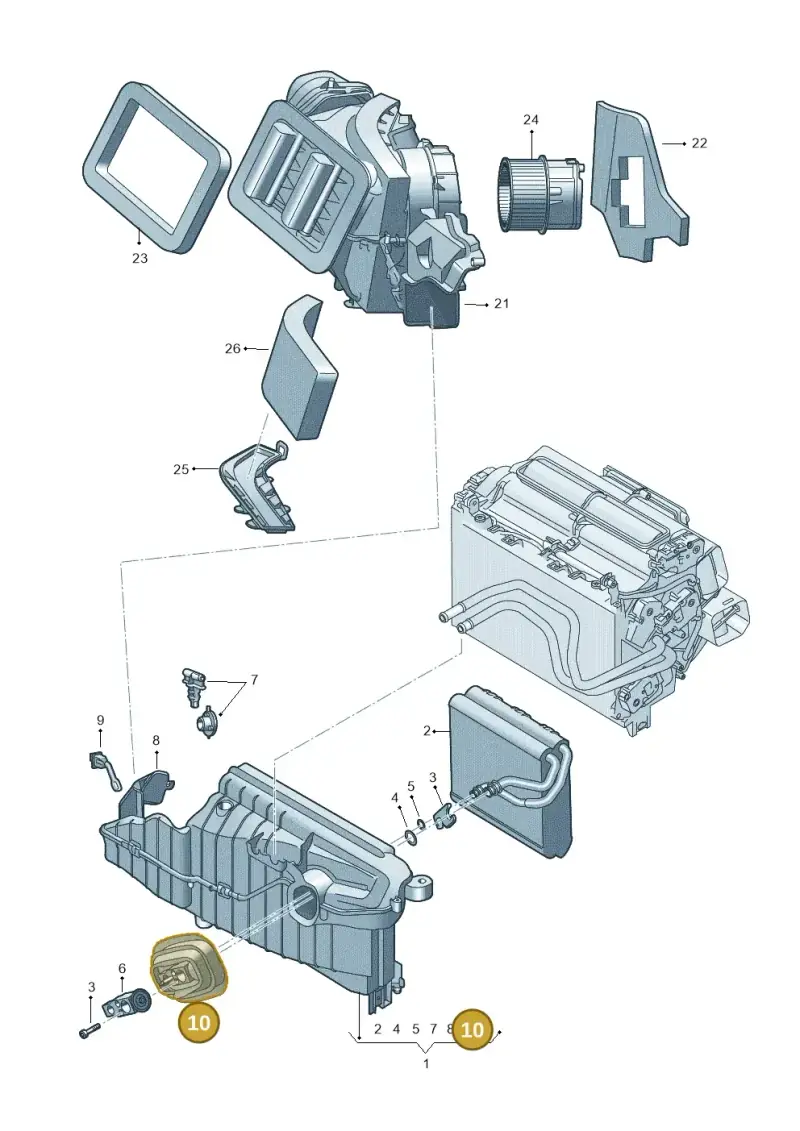 4M0820751 — Audi RS6 Avant (2019-) diagram 435820250, position 10