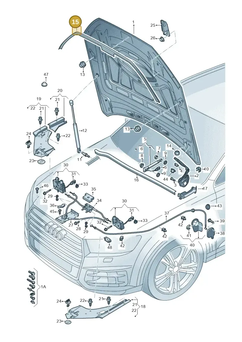4M0823126 — Audi Q7 (2015-2025) diagram 859823000, position 15