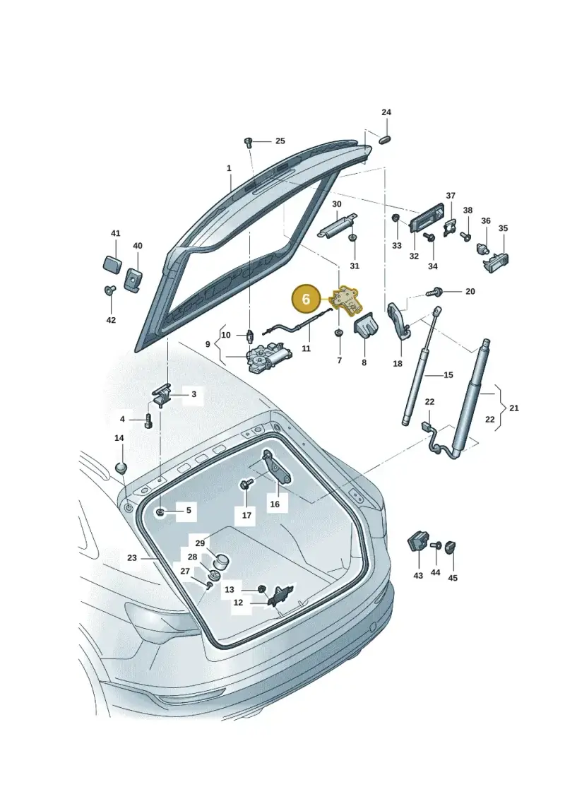 4M0827506E — Audi Q6 (2022-) diagram 4cg827000, position 6