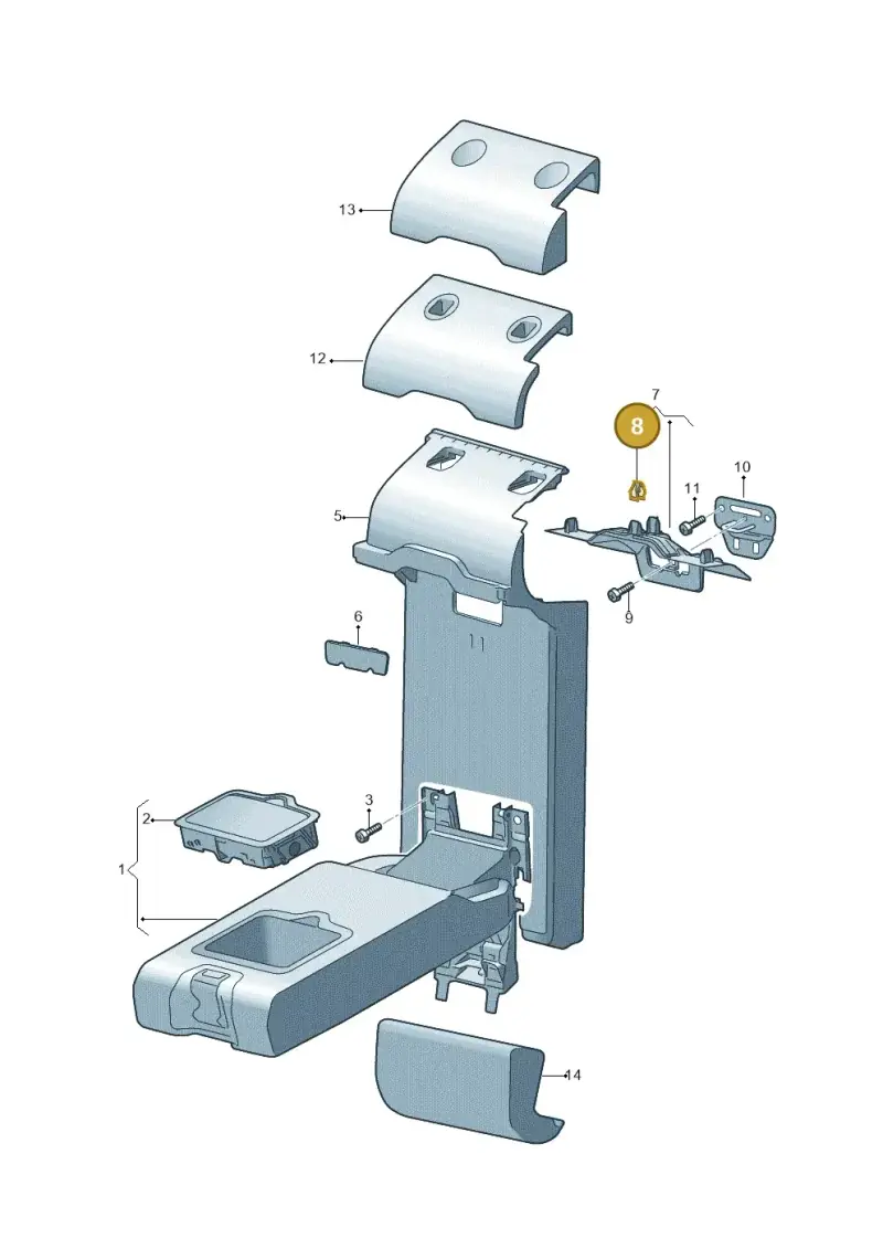 4M0858137 — Audi RS Q8 (2019-2025) diagram 896885700, position 8