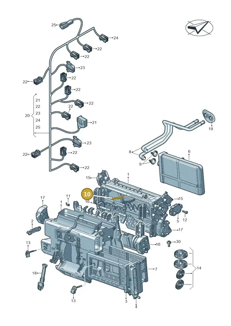 4M0898001 — Audi RS6 Avant (2019-) diagram 435820021, position 10