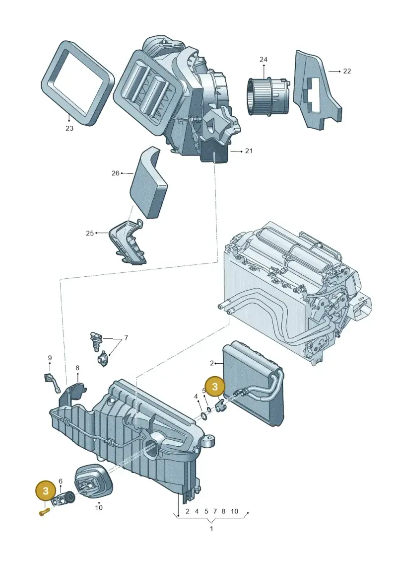 4M0898037A — Audi RS6 Avant (2019-) diagram 435820250, position 3