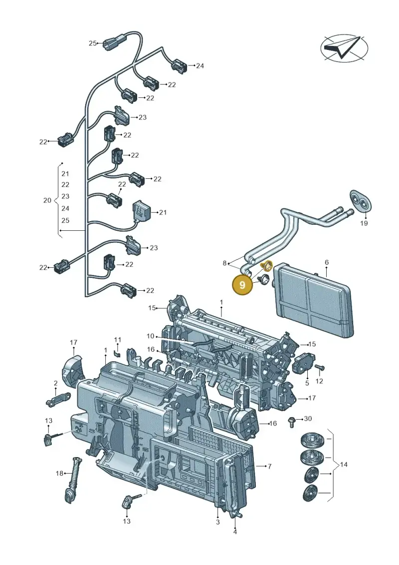 4M0898037B — Audi RS6 Avant (2019-) diagram 435820021, position 9
