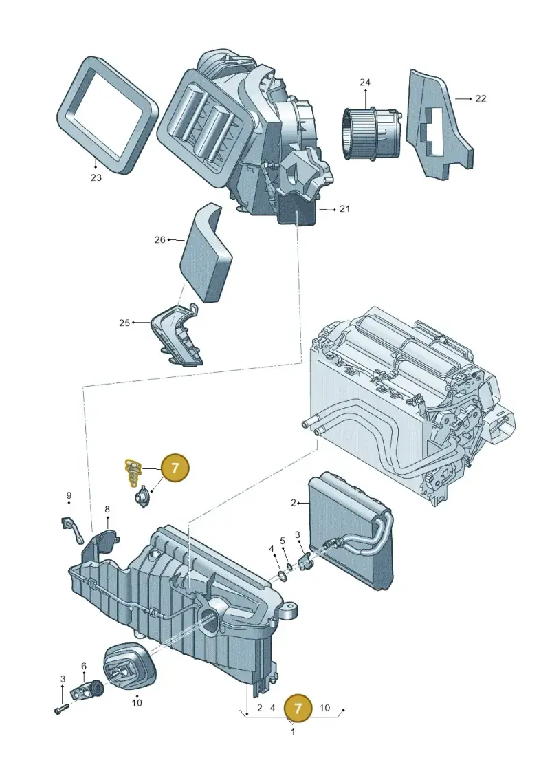 4M0898333A — Audi RS6 Avant (2019-) diagram 435820250, position 7