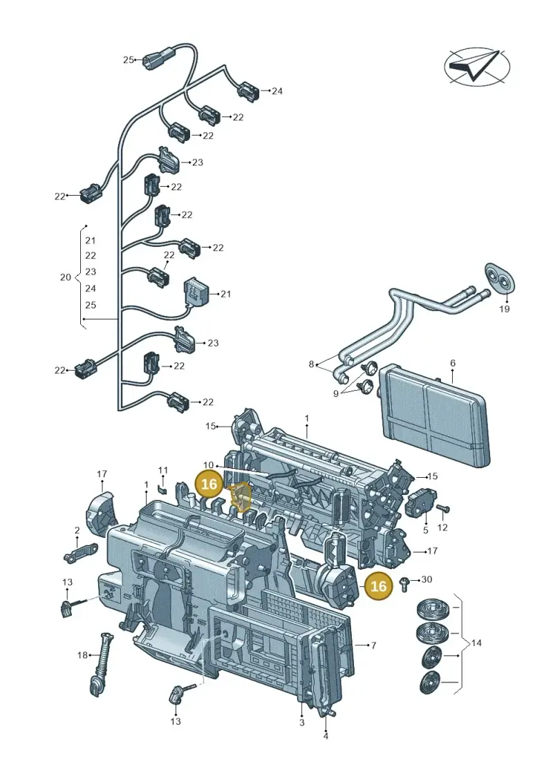 4M0898333B — Audi RS6 Avant (2019-) diagram 435820021, position 16