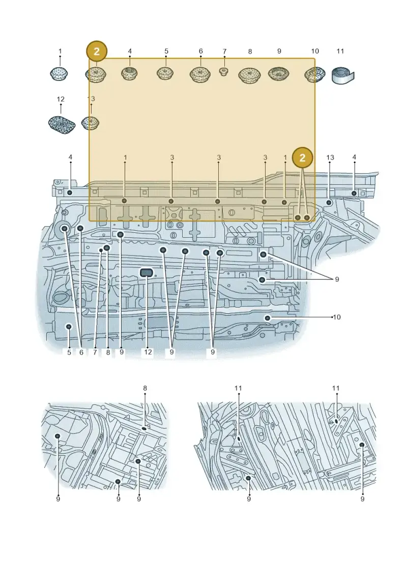 4M0899183A — Audi RS5 Sportback (2017-) diagram 897803340, position 2