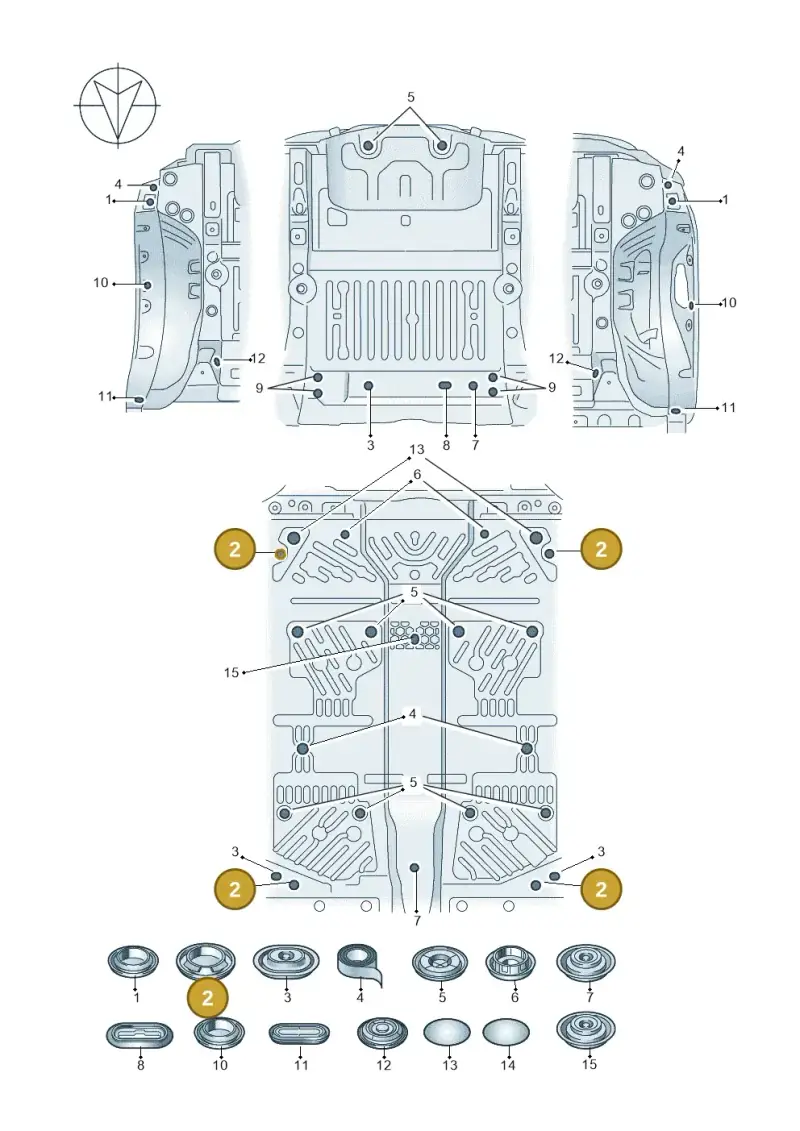 4M0899183A — Audi Q4 Sportback (2021-2022) diagram 89a803040, position 2