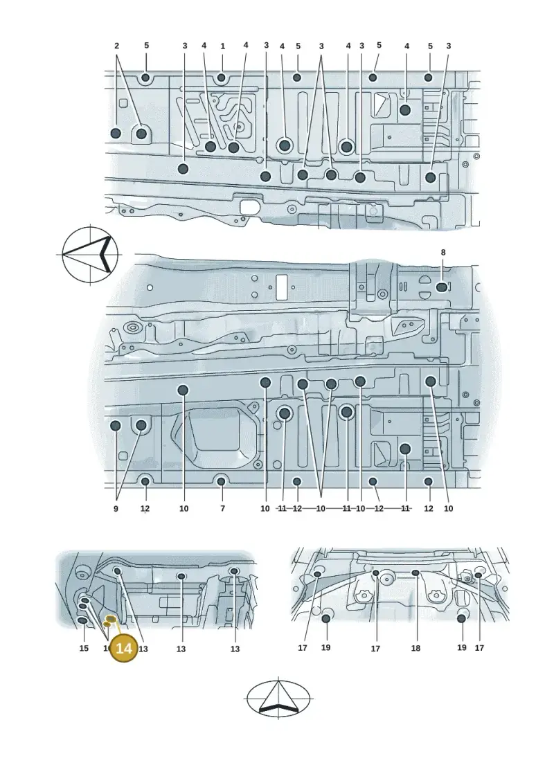 4M0899183A — Audi A5 Limo 2.0 (2024-) diagram 8wk803310, position 14