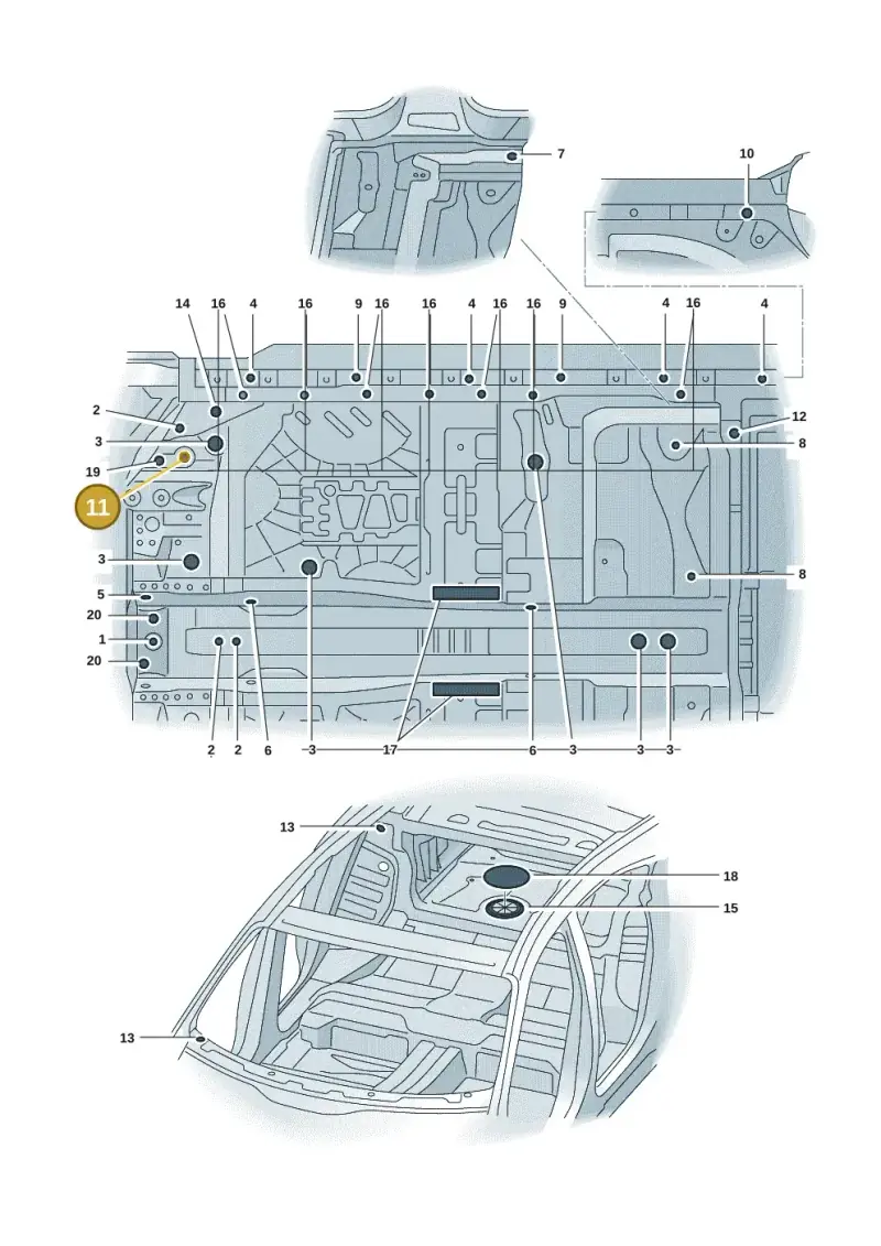 4M0899183 — Audi RS e-tron GT (2020-2020) diagram 4j1803350, position 11