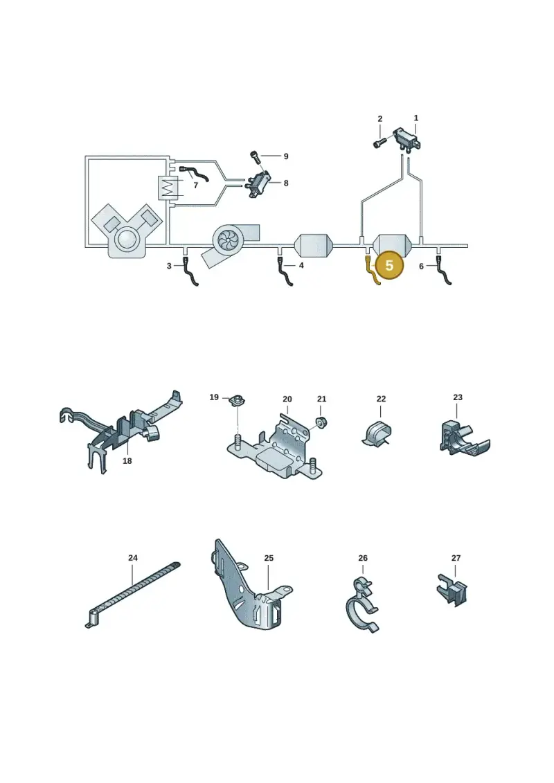 4M0906088AM — Audi A5 Sportback (2016-2020) diagram 897906009, position 5