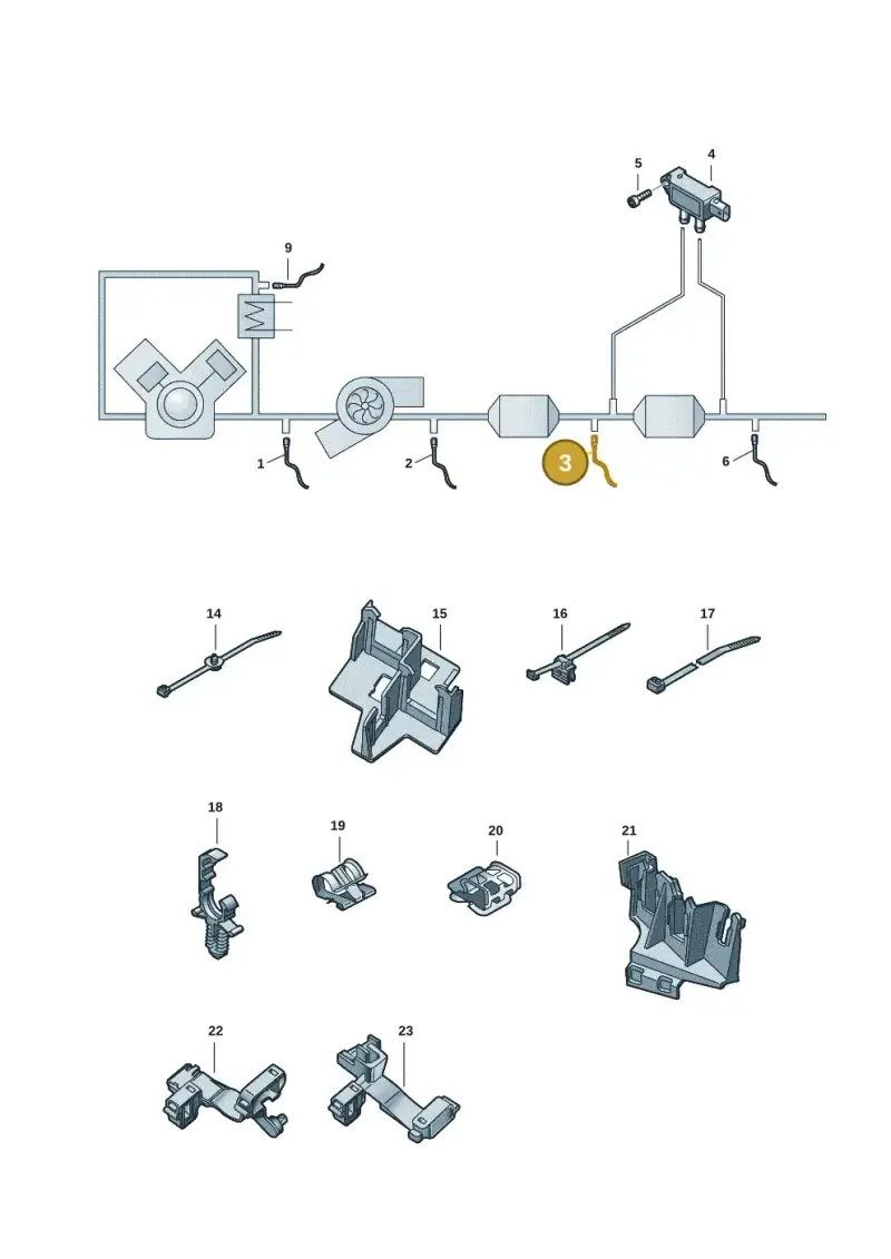 4M0906265C — Audi A6 2.0 (2018-) diagram 435906003, position 3