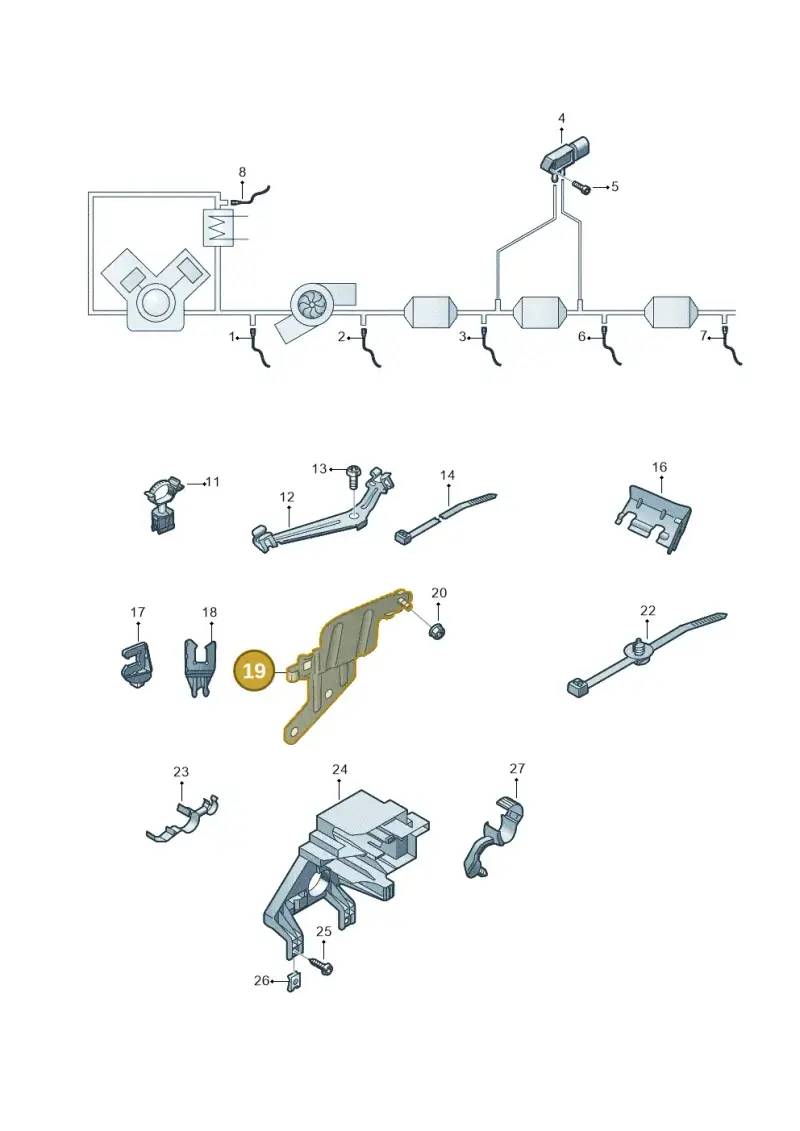 4M0907298A — Audi Q8 (2018-2025) diagram 429906011, position 19