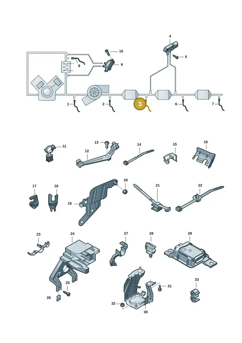 4M0907807BE — Audi Q7 (2015-2025) diagram 859906008, position 3