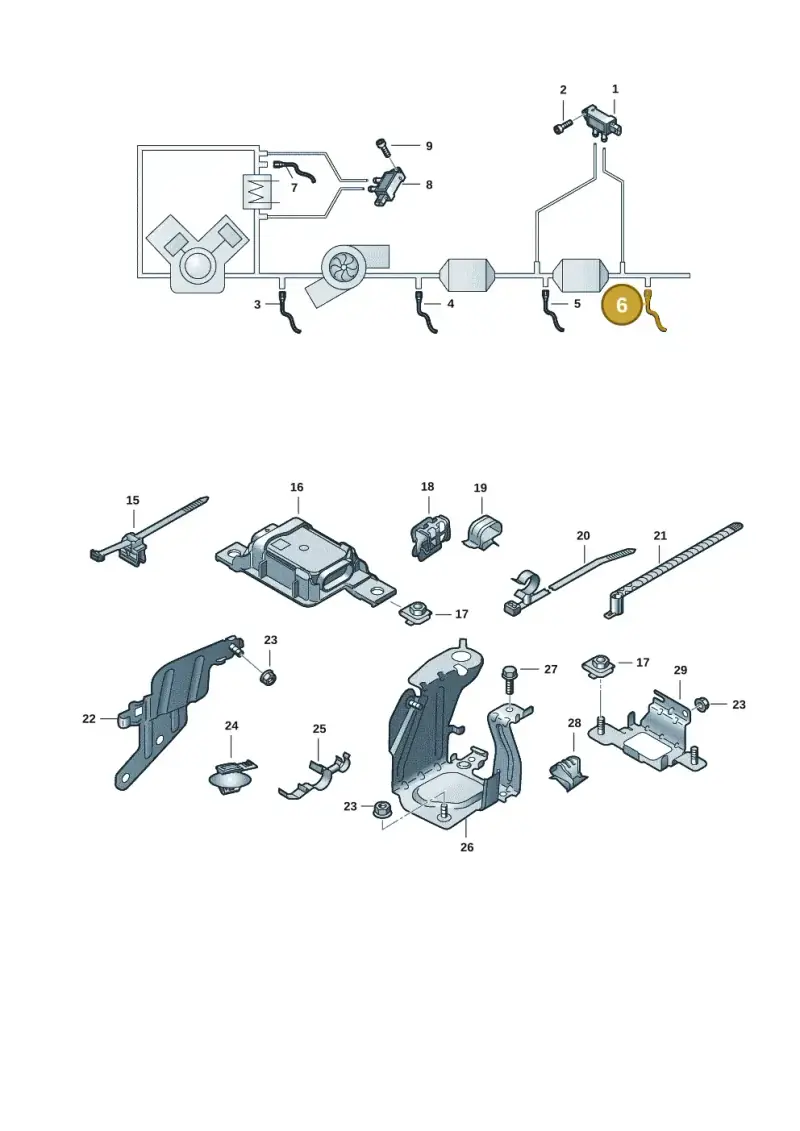 4M0907807BG — Audi Q8 (2018-2025) diagram 429906009, position 6