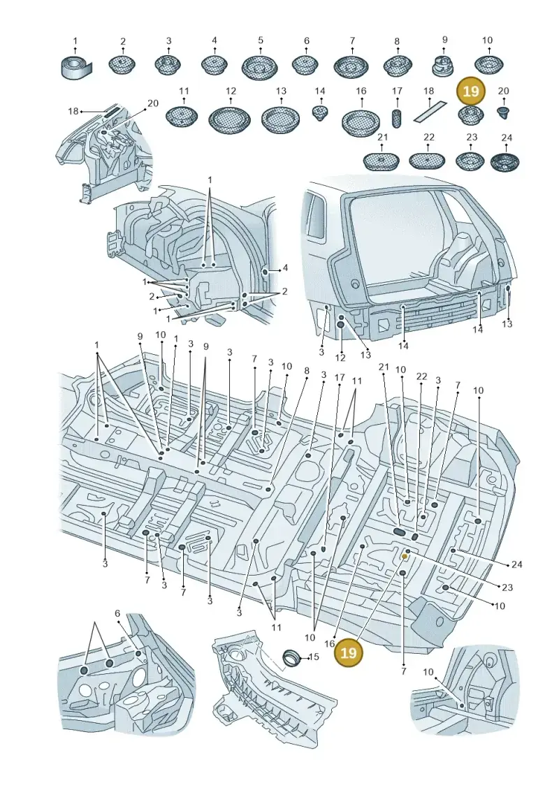4M0915143 — Audi Q7 qu. 3.0 TDI (2015-2019) diagram 859803360, position 19