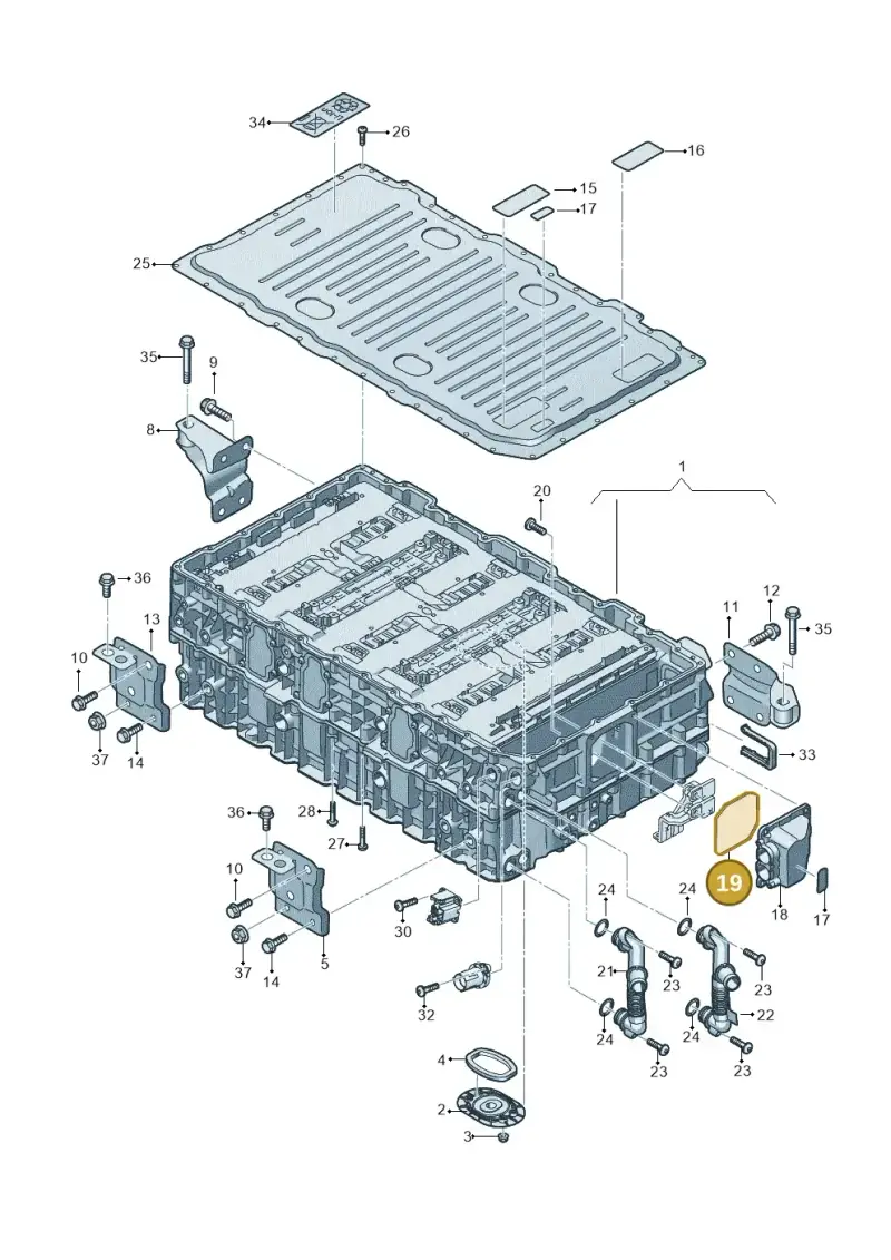 4M0915433A — Audi Q8 (2018-2025) diagram 429915500, position 19