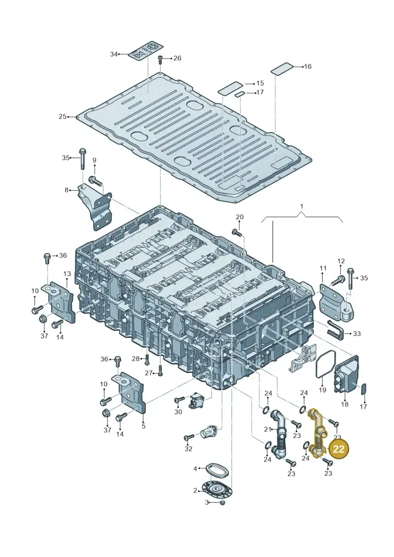4M0915467 — Audi Q8 (2018-2025) diagram 429915500, position 22