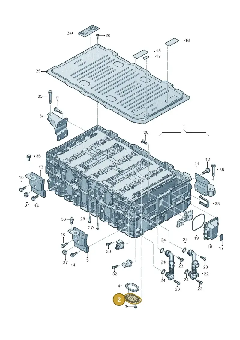 4M0915502D — Audi Q8 (2018-2025) diagram 429915500, position 2