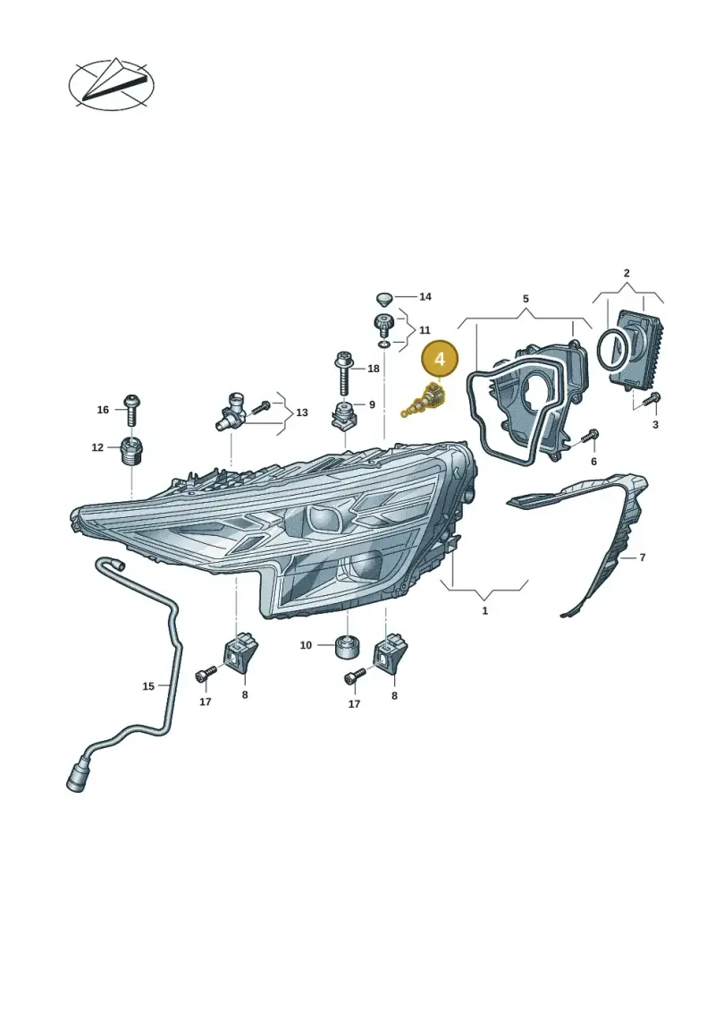 4M0941295 — Audi RS Q8 Quattro (2019-) diagram 429941015, position 4