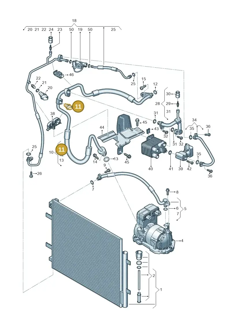 4M0959603F — Audi Q4 Sportback (2021-2022) diagram 89a260700, position 11