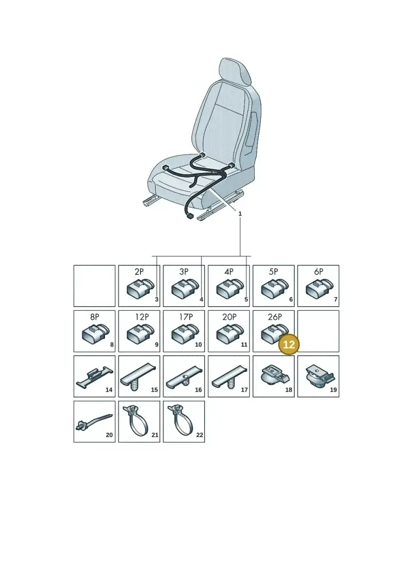 4M0972726 — Volkswagen Tiguan (2023-2025) diagram 57x972250, position 12