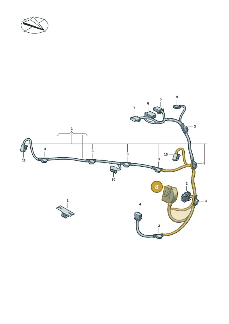 4M0972977 — Volkswagen Multivan (2021-2025) diagram 7t0972310, position 8