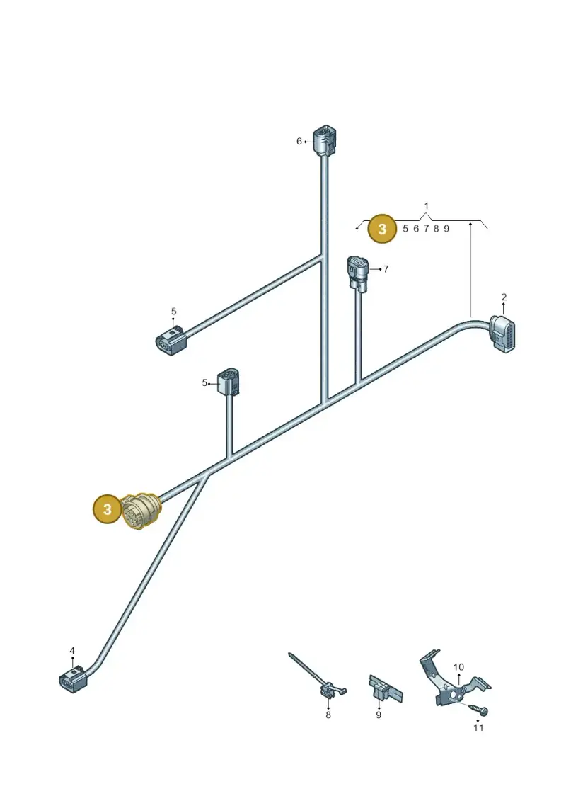 4M0973716 — Audi RS Q8 (2019-2025) diagram 595971600, position 3