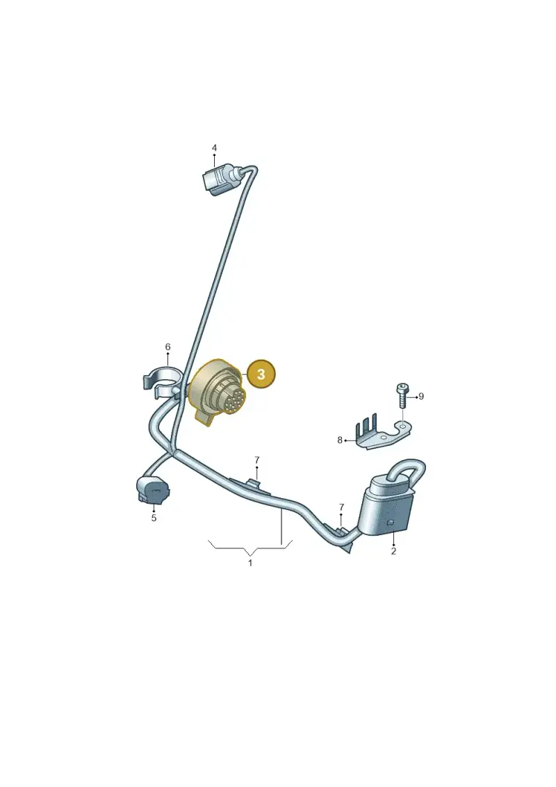 4M0973716 — Volkswagen Touareg (2017-2025) diagram 859971700, position 3
