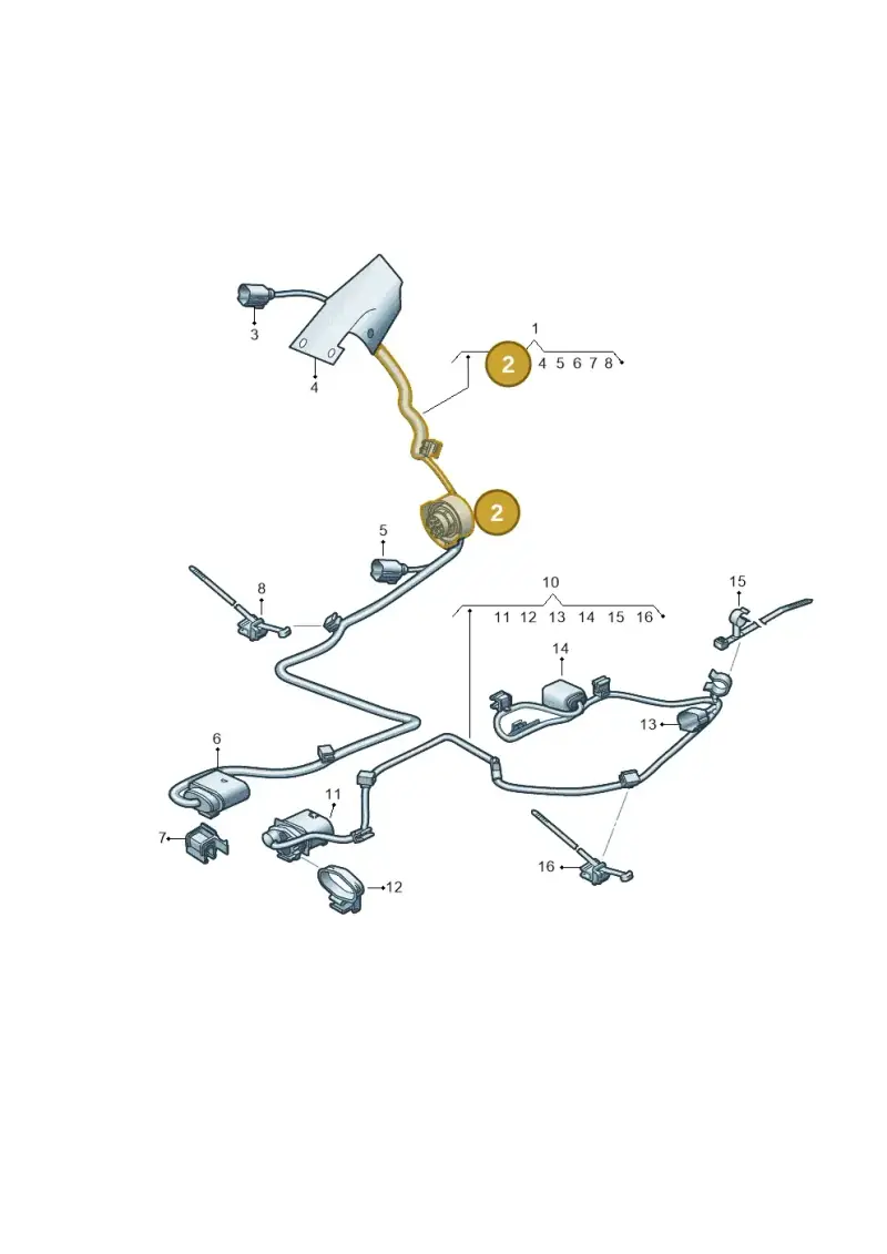 4M0973716 — Audi RS6 Avant (2019-2025) diagram 538971600, position 2