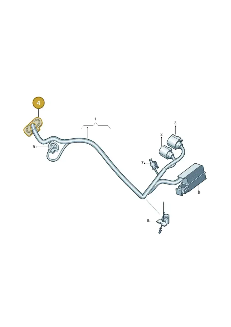 4M0973724 — Audi A8 (2017-2025) diagram 838972700, position 4