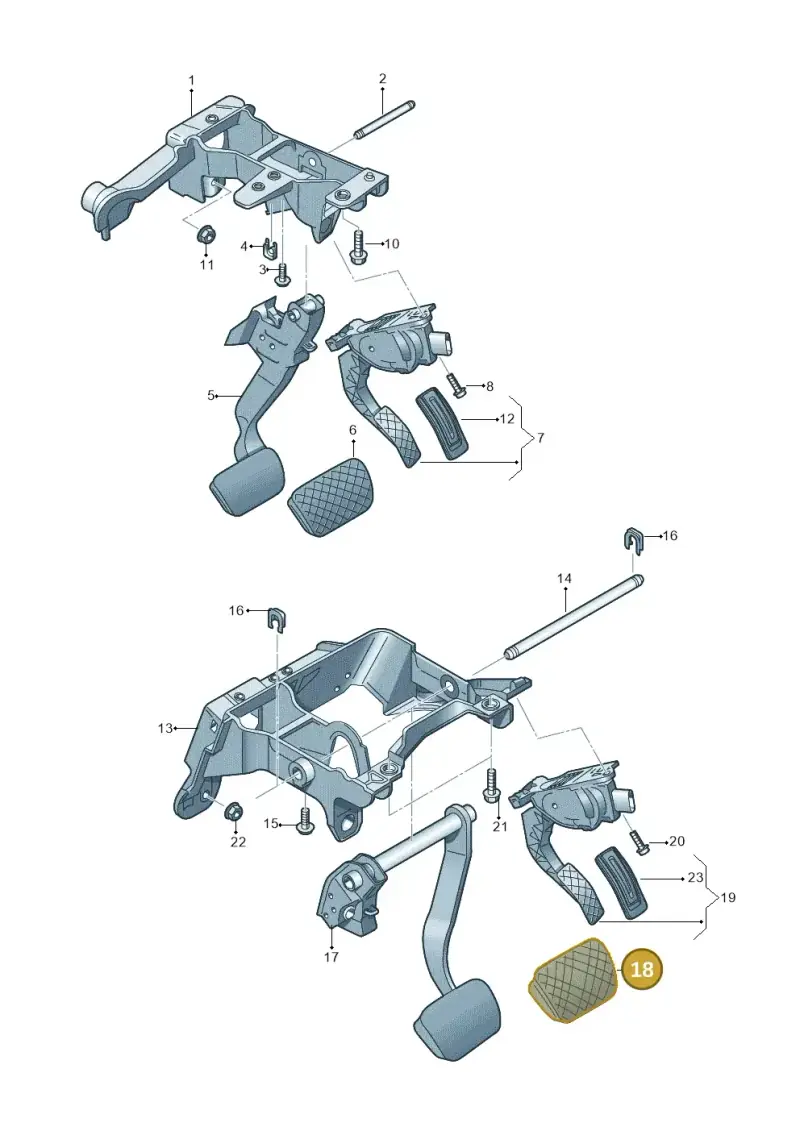 4M2723173 — Audi Q8 Quattro 3,0 (2018-) diagram 859723250, position 18