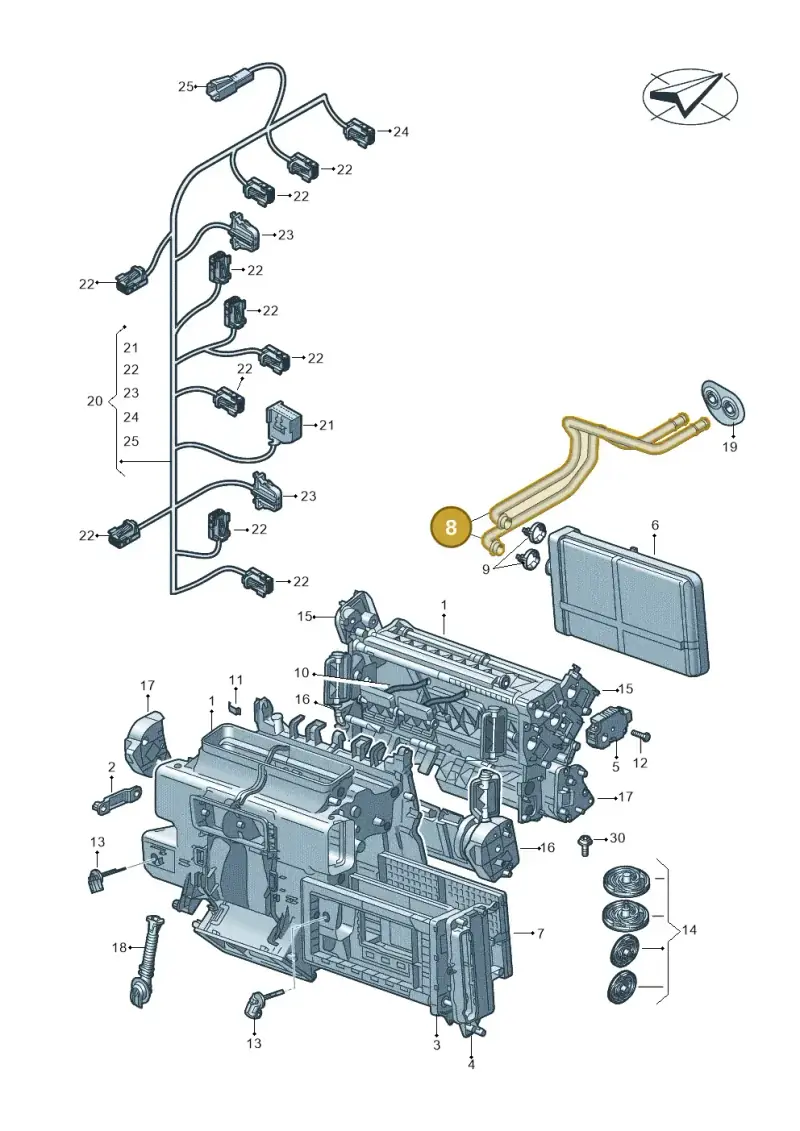 4M2898037 — Audi RS6 Avant (2019-) diagram 435820021, position 8