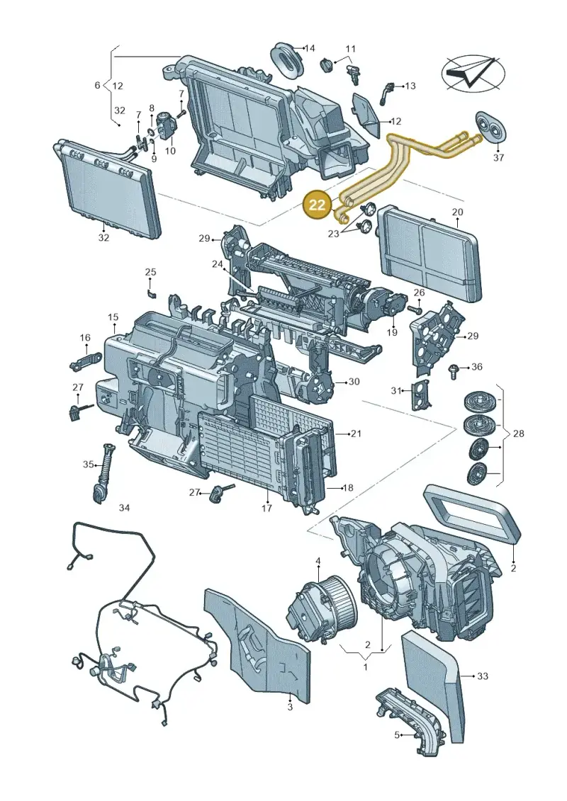 4M2898037 — Audi A5 Limo 2.0 (2024-) diagram 859820210, position 22