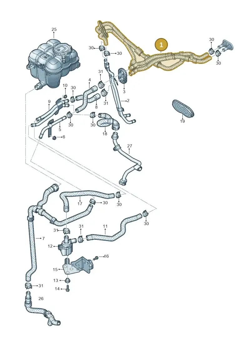4M8819350 — Audi RS Q8 Quattro (2019-) diagram 595121010, position 1