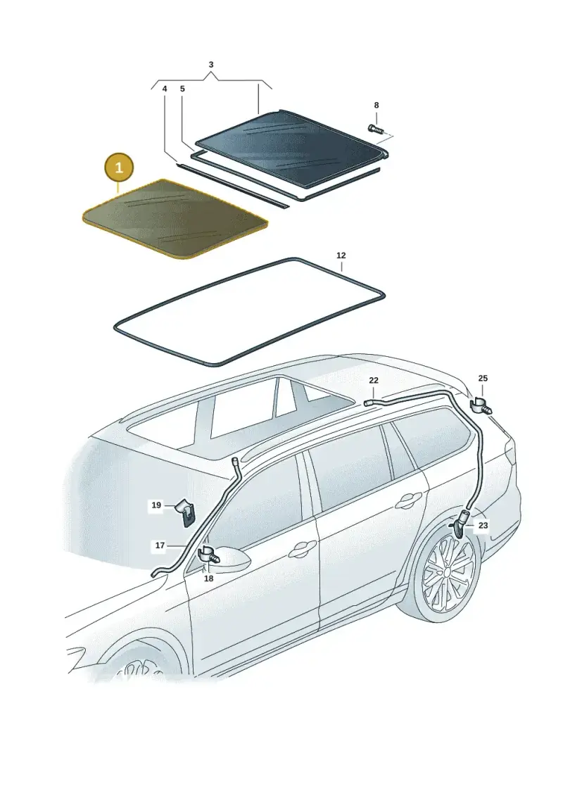4M8877055C — Skoda Enyaq (2020-2021) diagram 50a877000, position 1